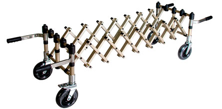 chariot extensible spencer pour manutention de cercueil et cérémonie funéraire - chariot de manutention funéraire HYODALL