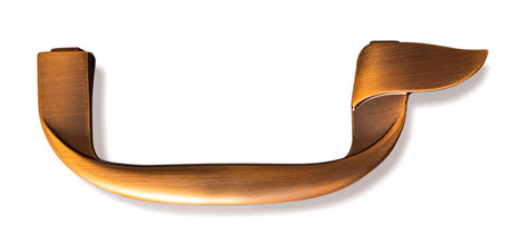 poignée funéraire pour cercueil gamme roseau couleur safran - quincaillerie funéraire HYODALL